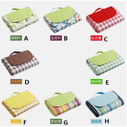 6641 防潮戶外沙灘格子折疊牛津布野餐墊
