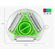 5726 多功能旋轉切換三合一蔬果削皮神器（一套兩個）