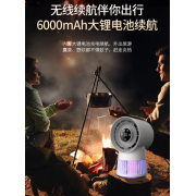 9695 新款電擊USB6000毫安充電款/二合一風扇滅蚊燈