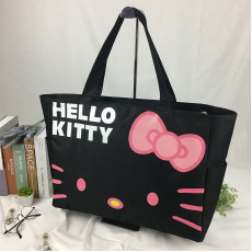 9712 HelloKitty超大號時尚帆布單肩手提袋