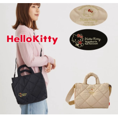 9721 日系卡通菱格HelloKitty/Snoopy軟乎手提斜挎包