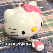 9823 HelloKitty卡通迷你測量軟尺伸縮卷尺掛件