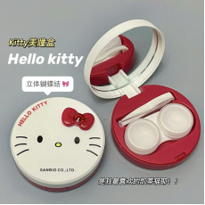 9829 HelloKitty可愛立體隱形眼鏡護理收納盒