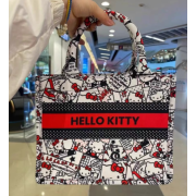 9832 HelloKitty立體大容量帆布通勤手提包