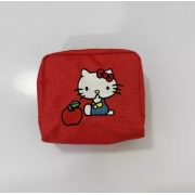 9853 日系新款HelloKitty刺繡小巧帆布手拎包