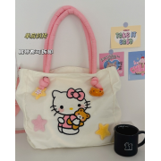 9864 森系HelloKitty大容量百搭單肩包包