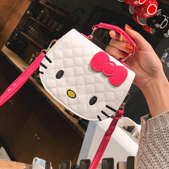 9870 HelloKitty韓版蝴蝶結手提斜挎小包