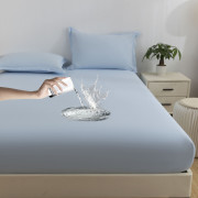 9917Mattress Protector純色磨毛雙層防水床笠