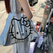 9947 HelloKitty街頭潮流超大容量單肩包