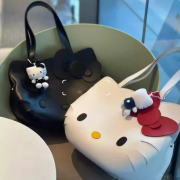 10122 HelloKitty控可愛卡通pu小眾手提單肩大容量包包