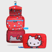 10132 HelloKitty日系折疊便攜家用旅行洗漱化妝品收納掛袋