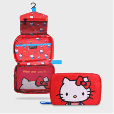 10132 HelloKitty日系折疊便攜家用旅行洗漱化妝品收納掛袋