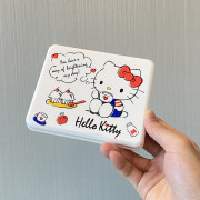 10138 HelloKitty桌面可折疊收納籃雜物整理盒