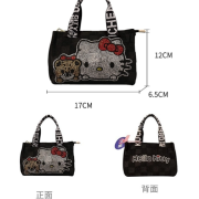 10187 HelloKitty閃鑽休閒手機斜挎包