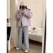 10189 韓版冬季短款寬鬆羽絨棉服外套