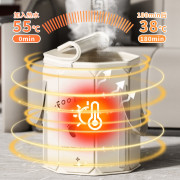 10198 秋冬必備折疊長效保溫帶蓋養生足浴泡腳桶
