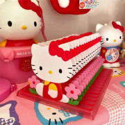 10240 HelloKitty桌面辦公文件書籍分格收納架