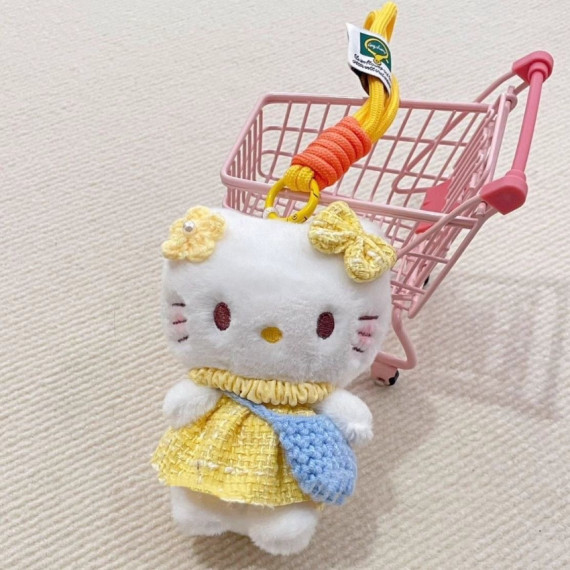 10245 HelloKitty包包掛飾鑰匙扣公仔掛件毛絨玩具