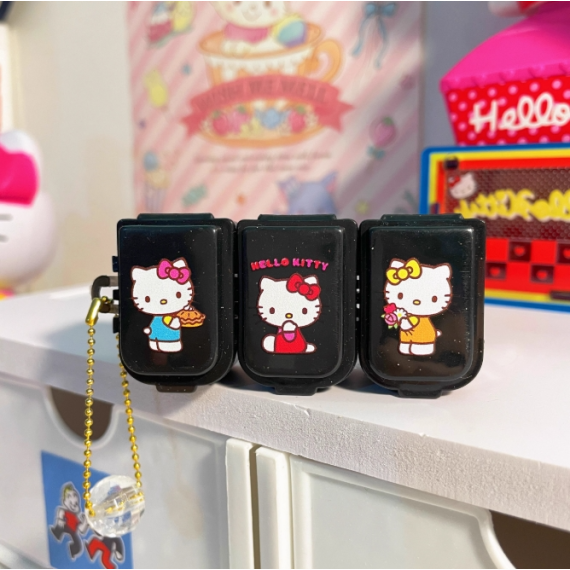 10252 HelloKitty可愛迷你三格可拆分細閃小藥盒