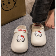 10263 HelloKitty可愛卡通時尚居家厚底外穿棉拖