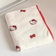 10320 HelloKitty珊瑚絨柔軟吸水浴巾毛巾套裝