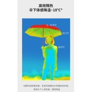 10328 晴雨兩用14cm六折膠囊傘