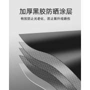 10374 雙層抗暴風自動直桿長柄傘彎鉤設計自帶防水套雙人雨傘